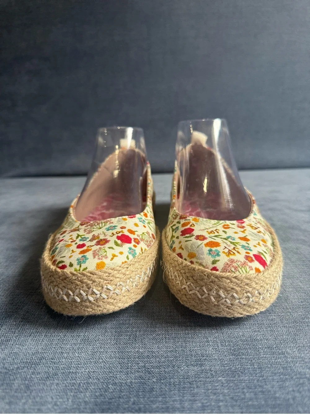 Blowfish Malibu Benita Floral Espadrille Flats Women’s SZ 7M New Cottagecore